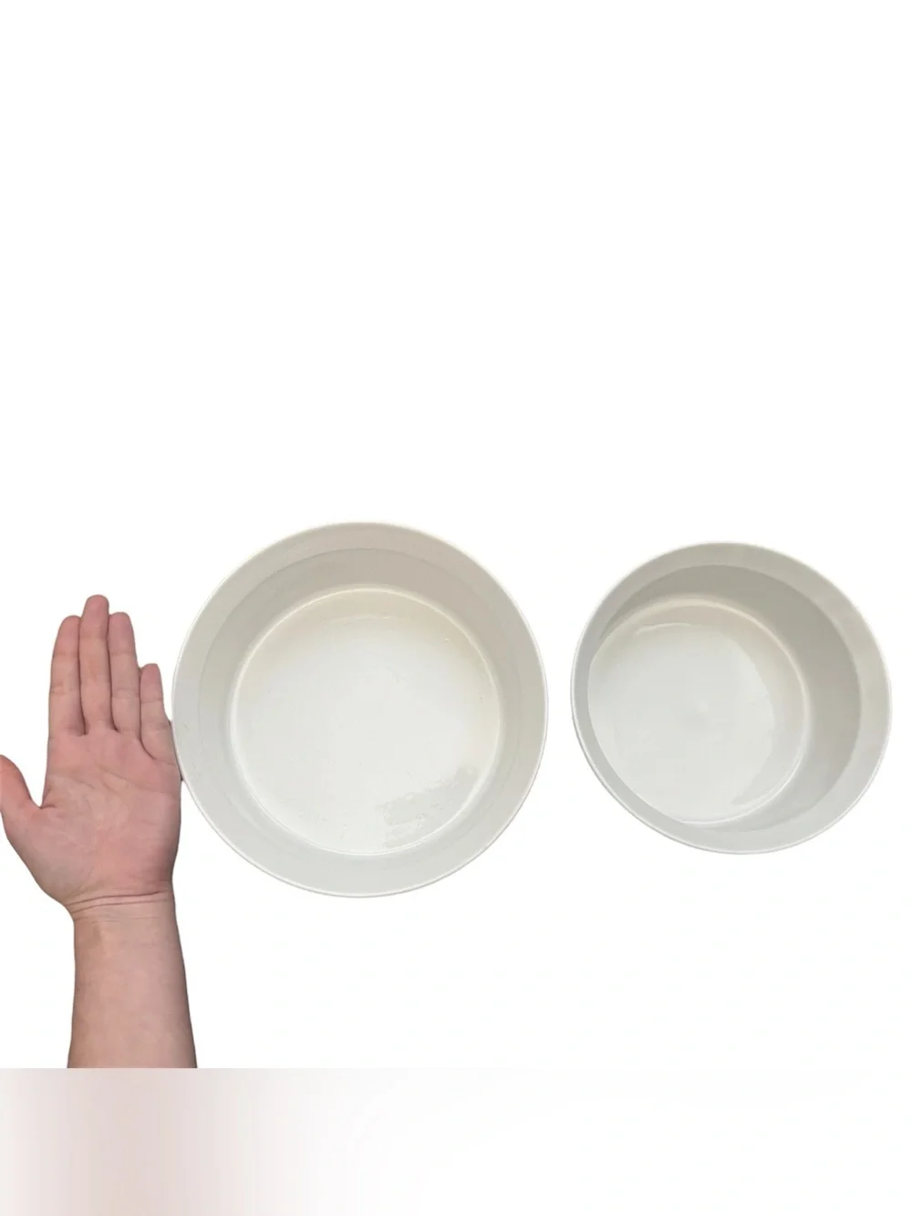 Vintage CorningWare French White Round Ramekins / Casseroles – Set of 2